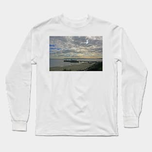 Pier, Poole Bay & Purbecks, October 2020 Long Sleeve T-Shirt